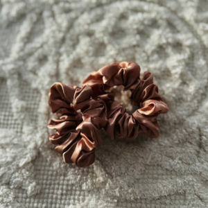 Scrunchie miedziane