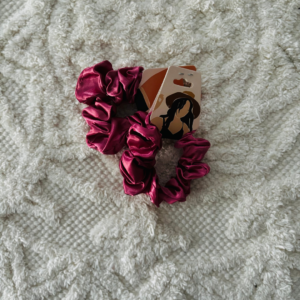 Scrunchie malinowe