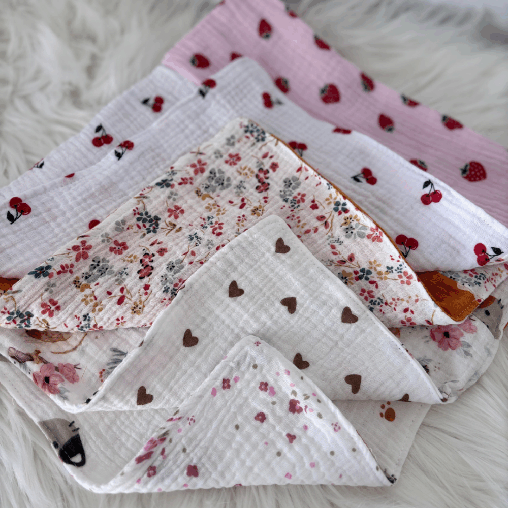Koc muślinowy patchwork