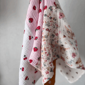 Koc muślinowy patchwork