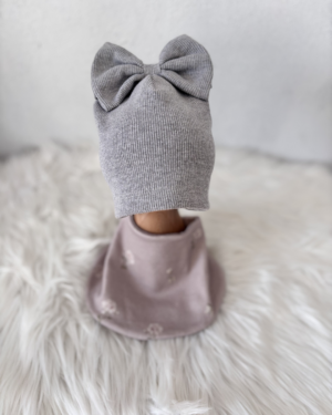 Zestaw wiosenny szary/fiolet