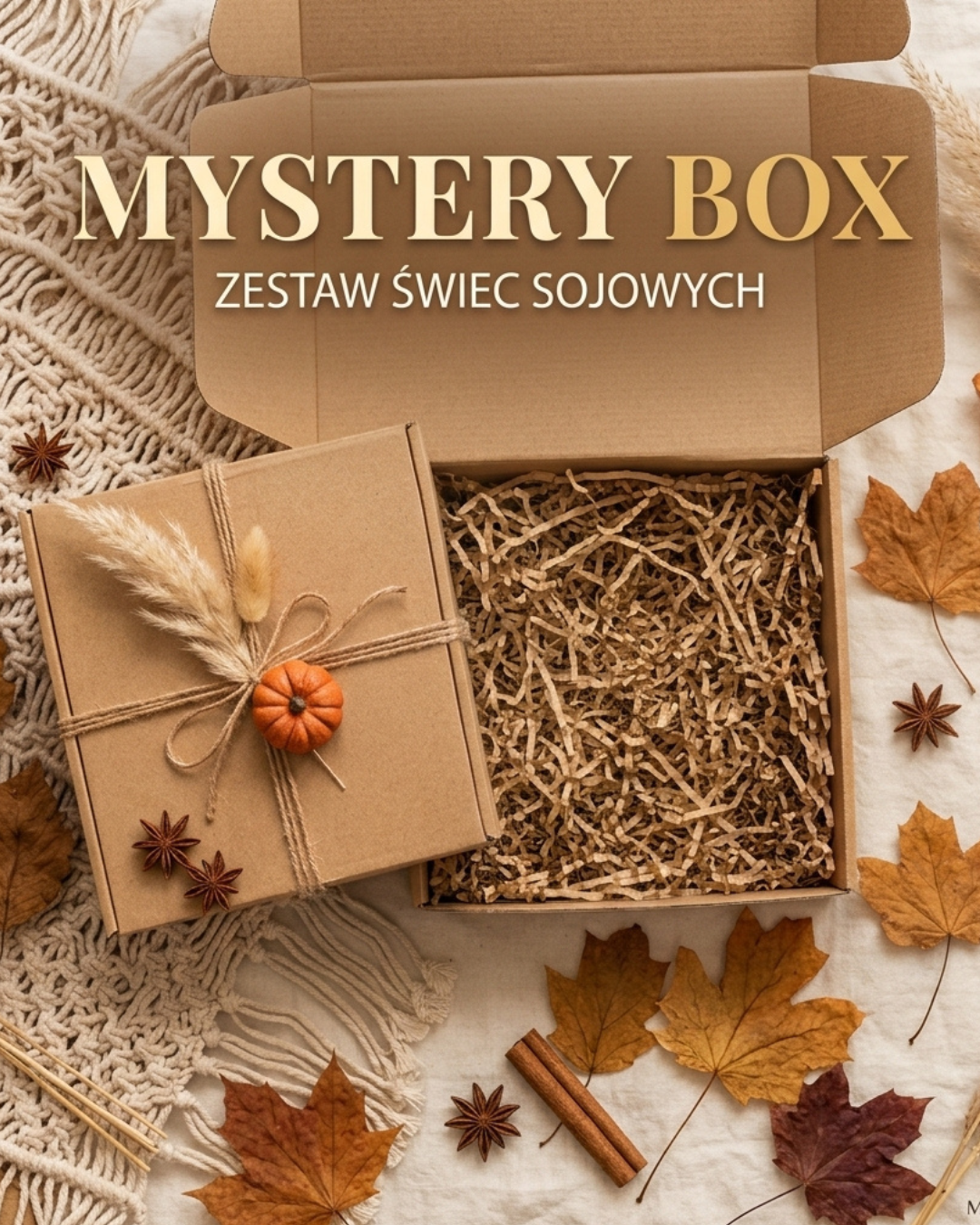 Mystery Box Świece Sojowe – Zestaw Niespodzianka