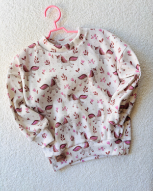 Dziecięca bluza prążkowana Jednorożce