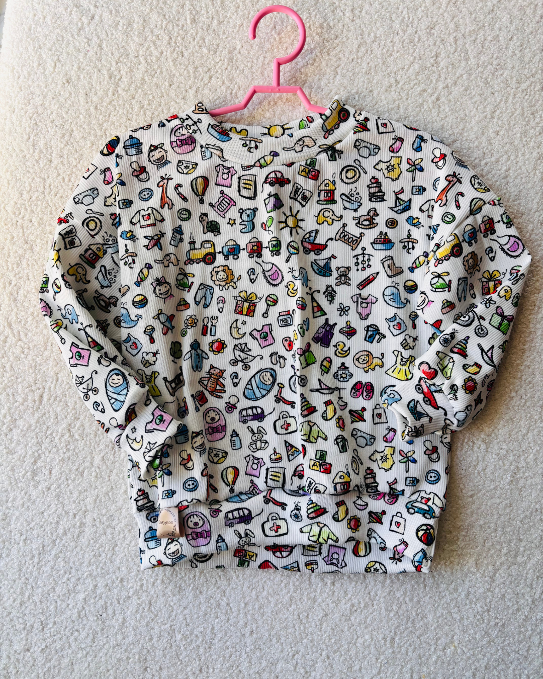 Dziecięca bluza prążkowana Dziecięcy Świat r.92-98